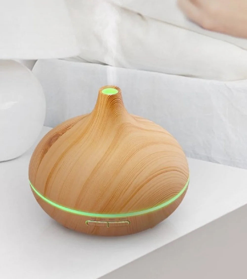 4 in 1 Air Humidifier with Starry Projector Aromatherapy Diffuser &