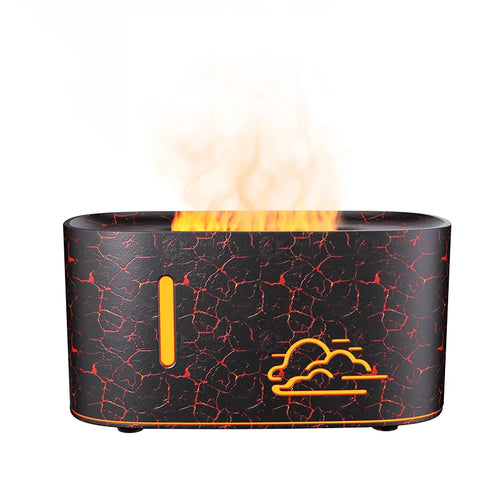 Cloud simulation colorful gradient flame aroma diffuser home hotel
