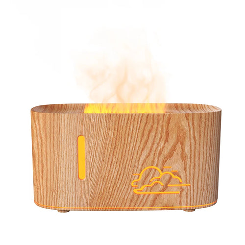 Cloud simulation colorful gradient flame aroma diffuser home hotel