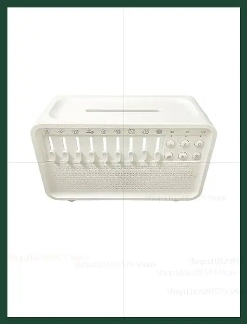 White Noise Sleep Sound Machine with Flame Air Diffuser Humidifier BT