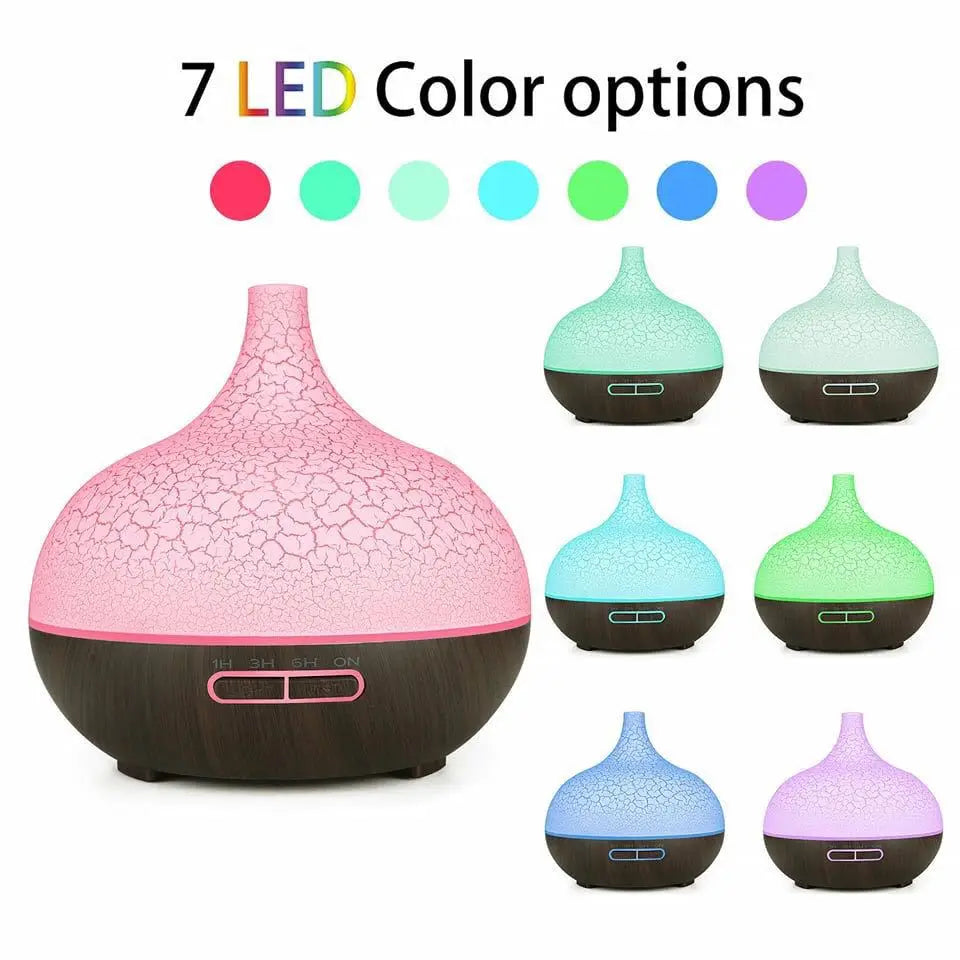 4 in 1 Air Humidifier with Starry Projector Aromatherapy Diffuser &
