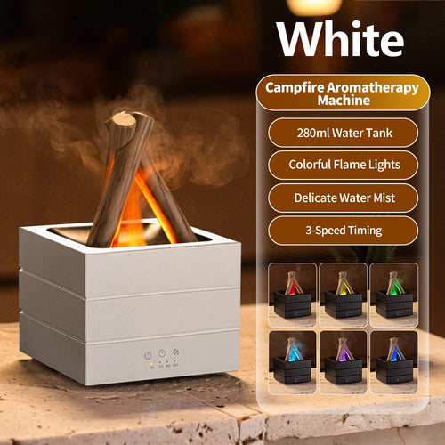 NEWSTYLE Simulated Flame Aroma Diffuser Bonfire Air Humidifier