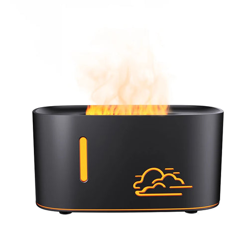 Cloud simulation colorful gradient flame aroma diffuser home hotel