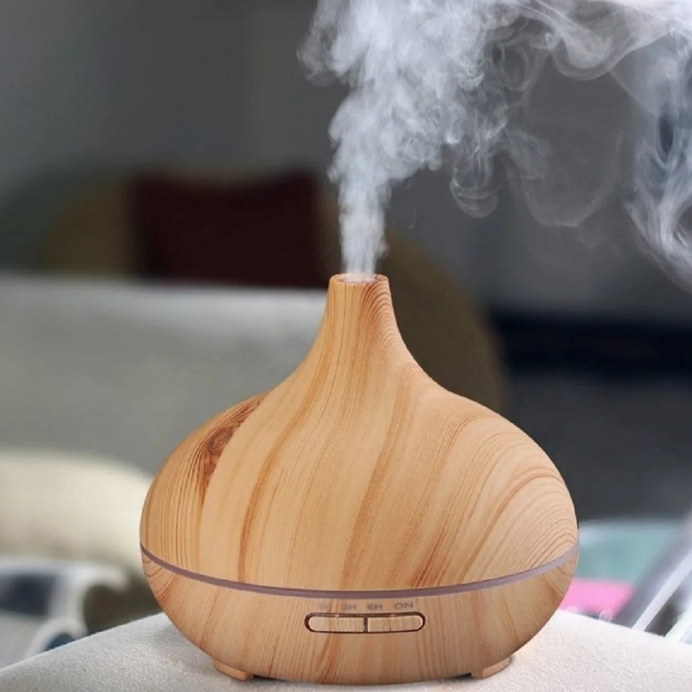 4 in 1 Air Humidifier with Starry Projector Aromatherapy Diffuser &