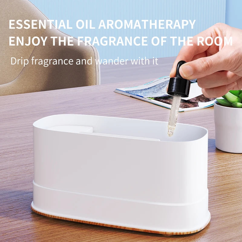 Cloud simulation colorful gradient flame aroma diffuser home hotel